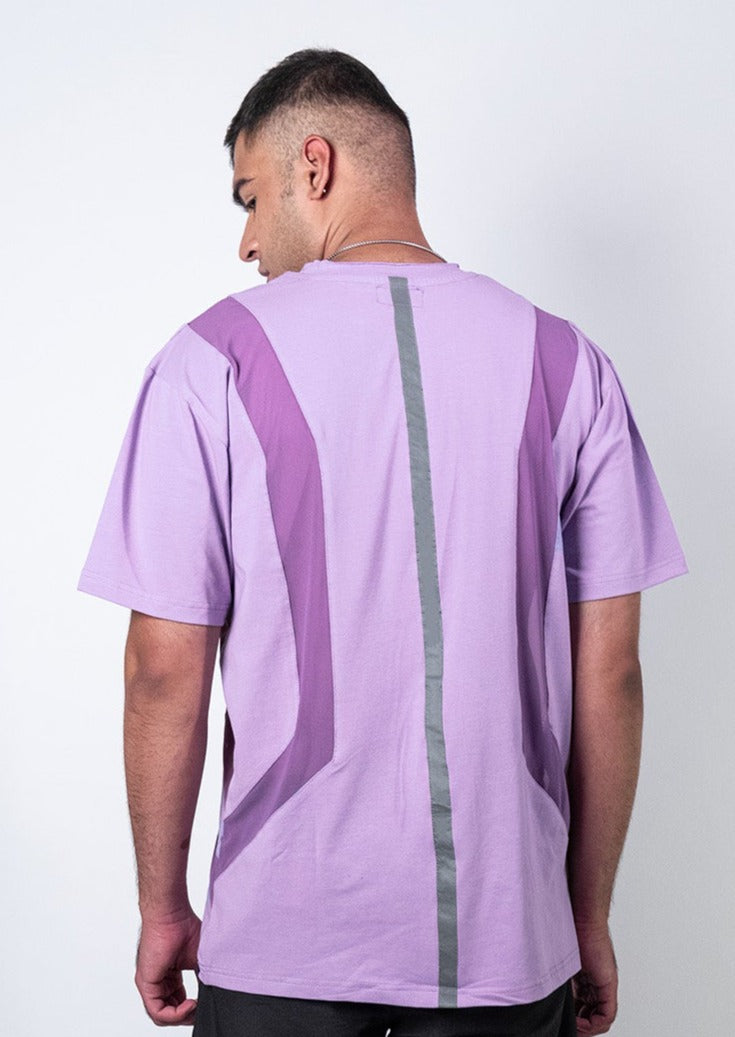 Lavender Byte Oversized Tee