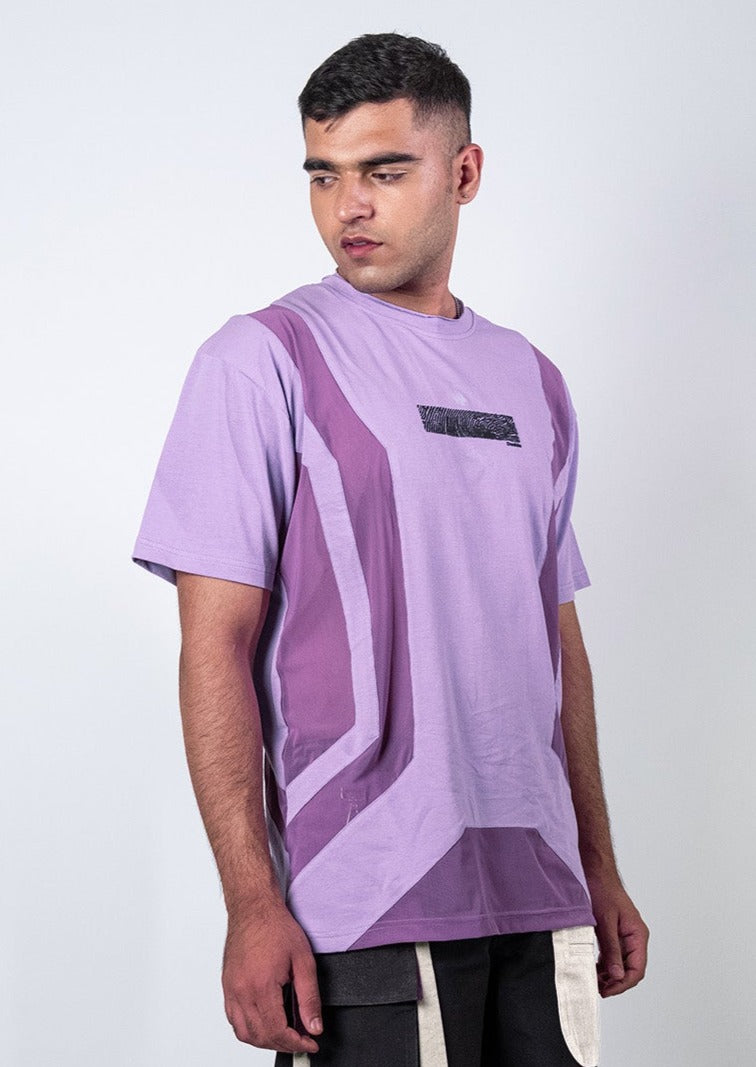 Lavender Byte Oversized Tee