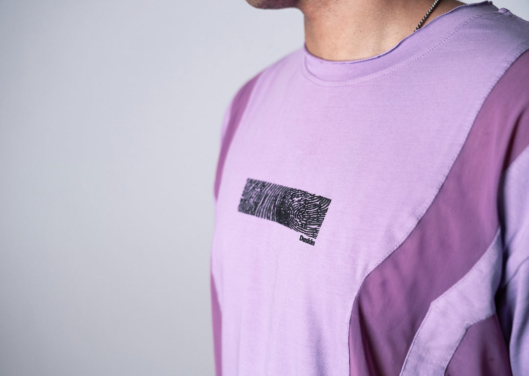 Lavender Byte Oversized Tee