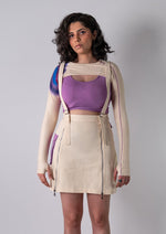 Load image into Gallery viewer, Cloudy Plum Belted Dress
