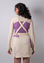 Load image into Gallery viewer, Cloudy Plum Belted Dress
