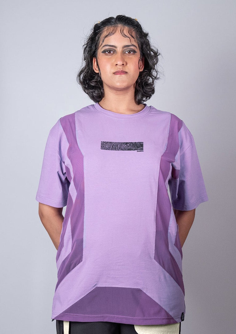 Lavender Byte Oversized Tee