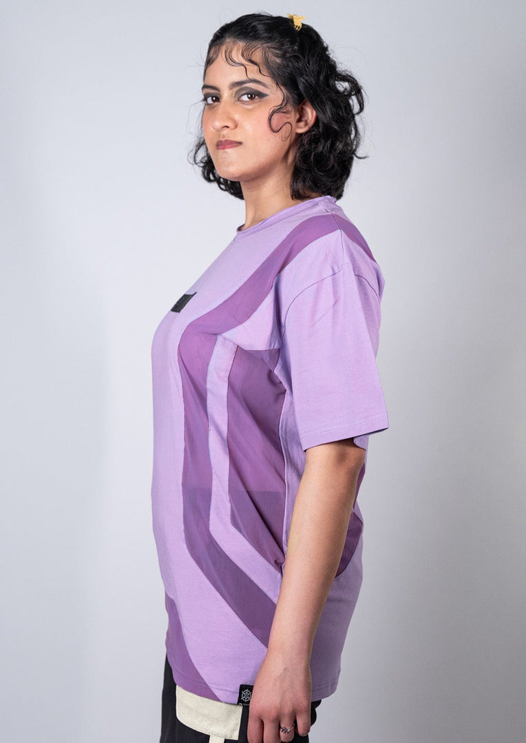 Lavender Byte Oversized Tee