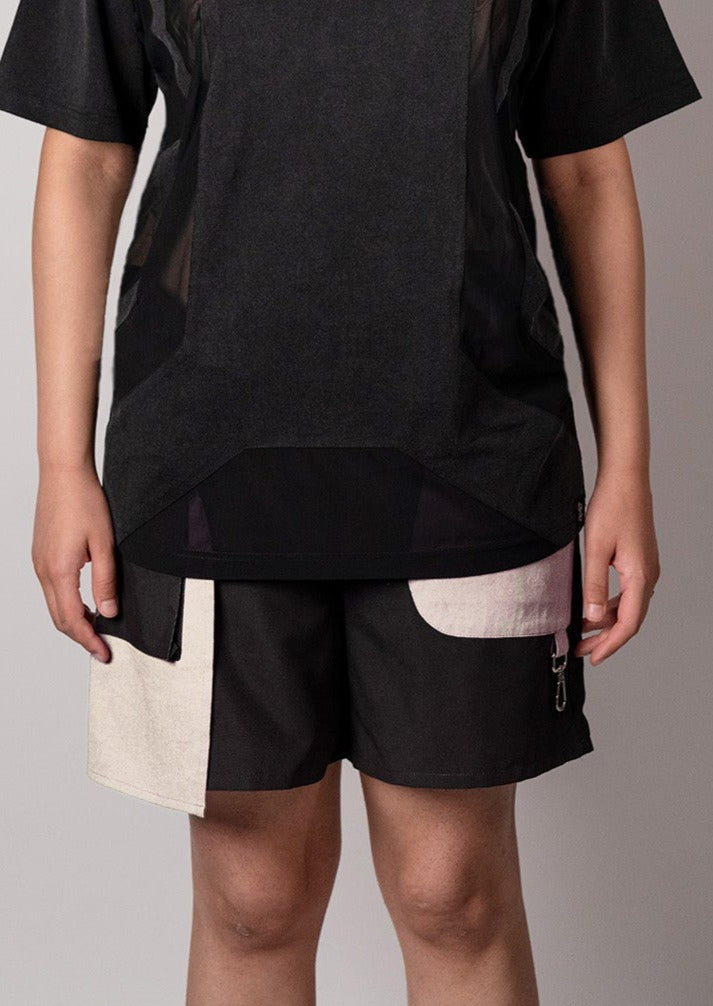 Carbon Butter Utility Shorts