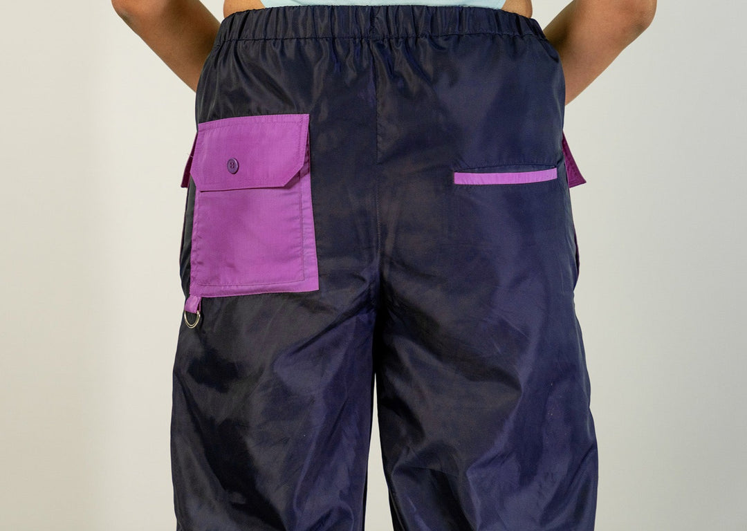 Marine Plum Volume Pants