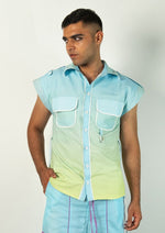 Load image into Gallery viewer, Seafoam Drawcord Shirt
