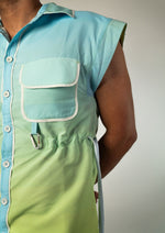 Load image into Gallery viewer, Seafoam Drawcord Shirt
