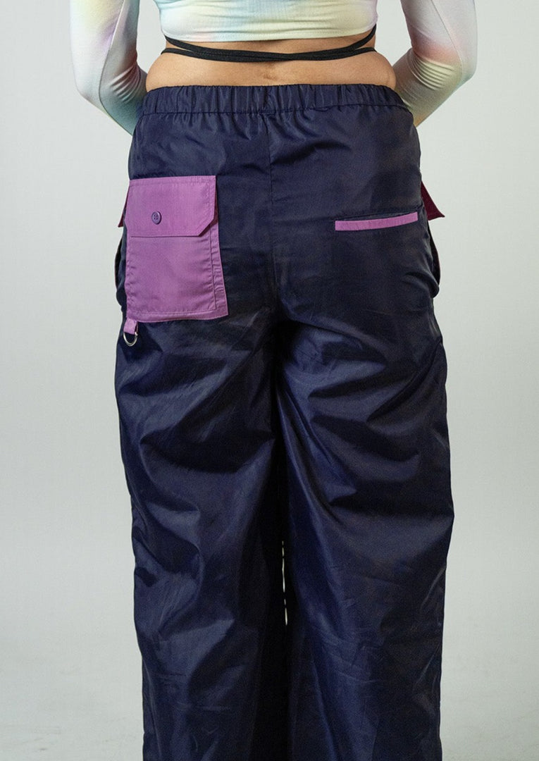 Marine Plum Volume Pants